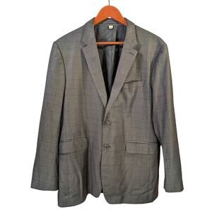 Burberry Men's Plaid TWO-Piece Gray Suit 52R (42R US) Made in Italy